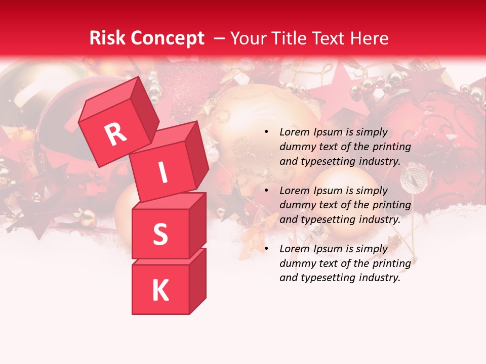 Celebration Ornaments Decorations PowerPoint Template