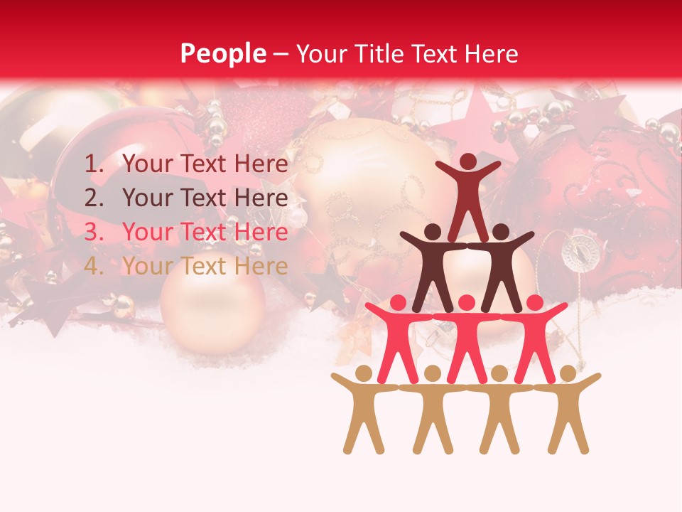 Celebration Ornaments Decorations PowerPoint Template