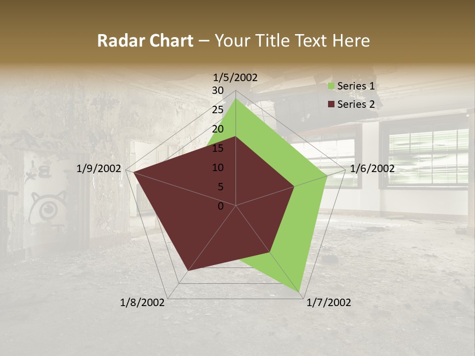 Deserted Home Damaged PowerPoint Template
