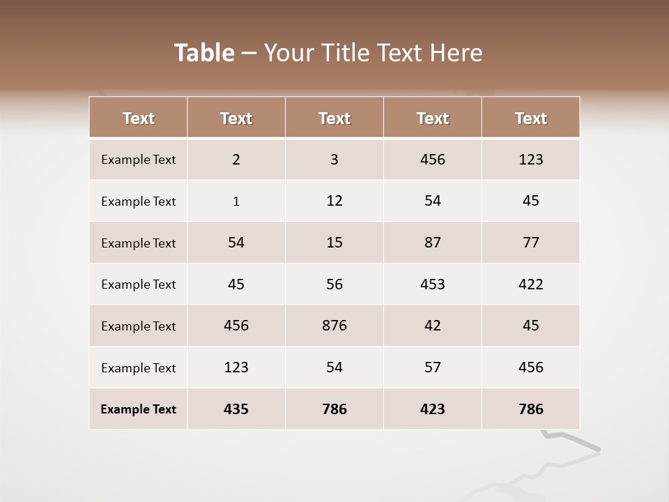 People Caucasian Model PowerPoint Template