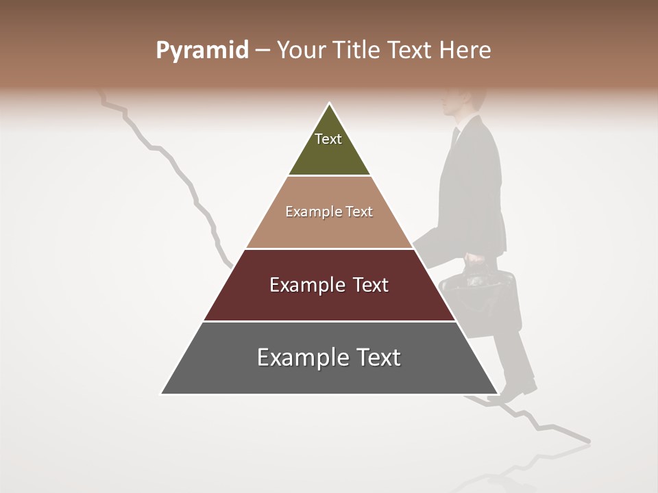 People Caucasian Model PowerPoint Template