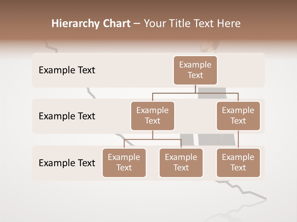 People Caucasian Model PowerPoint Template