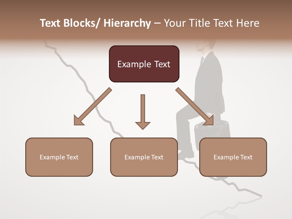 People Caucasian Model PowerPoint Template
