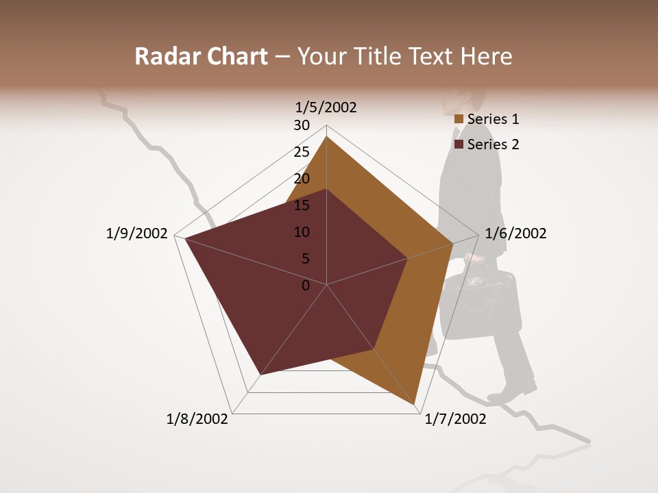 People Caucasian Model PowerPoint Template