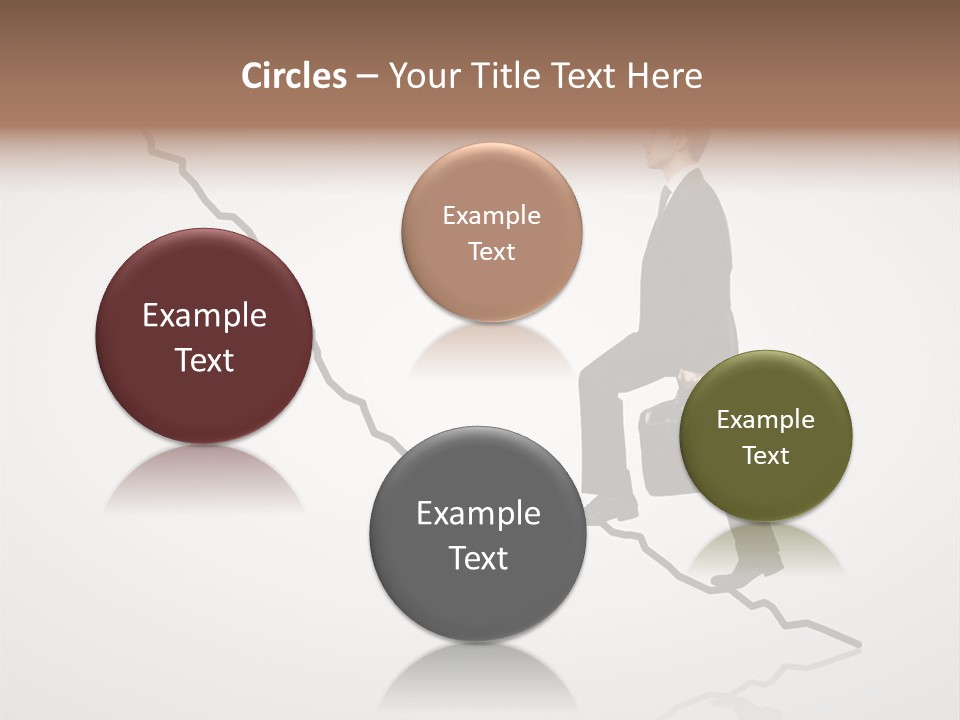 People Caucasian Model PowerPoint Template