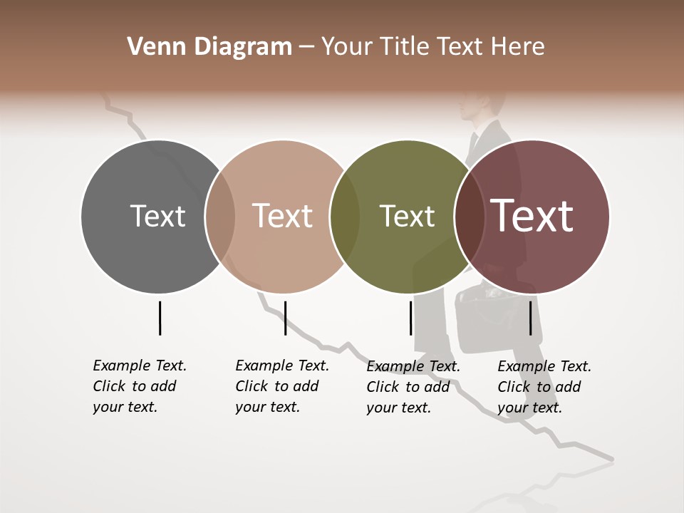 People Caucasian Model PowerPoint Template