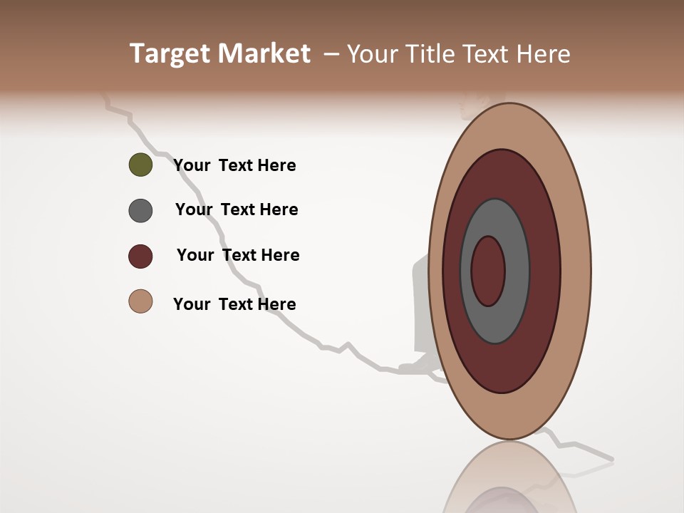 People Caucasian Model PowerPoint Template