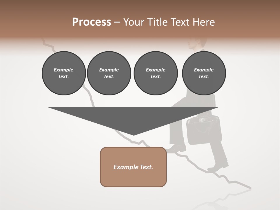 People Caucasian Model PowerPoint Template