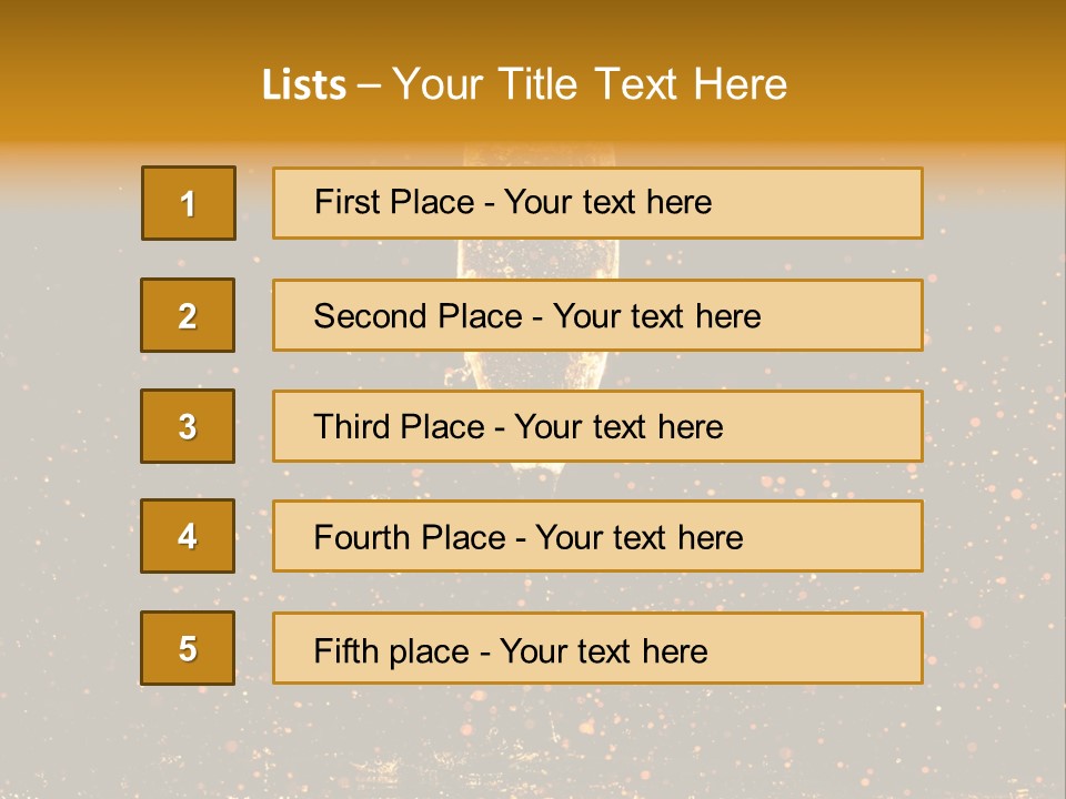Cheers Eve Spray PowerPoint Template