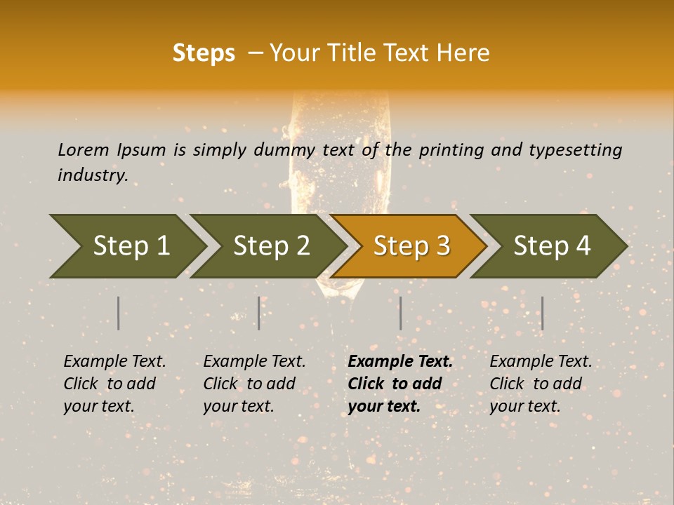 Cheers Eve Spray PowerPoint Template