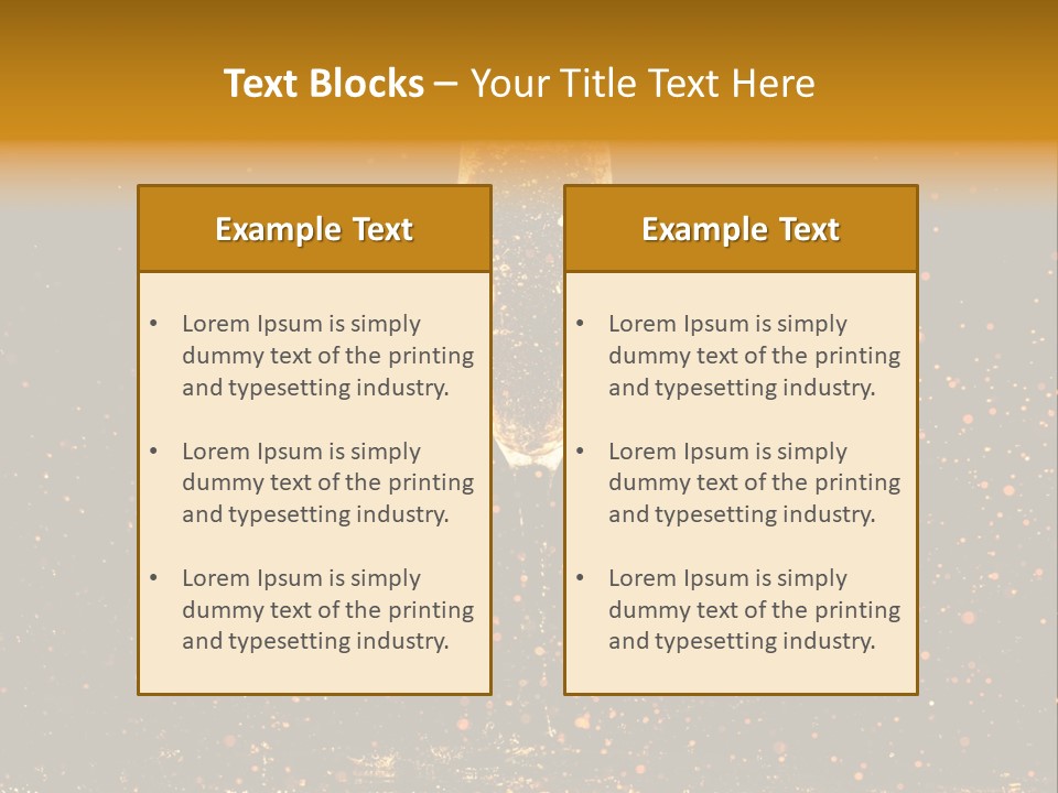 Cheers Eve Spray PowerPoint Template