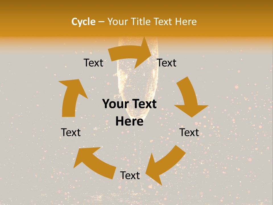 Cheers Eve Spray PowerPoint Template