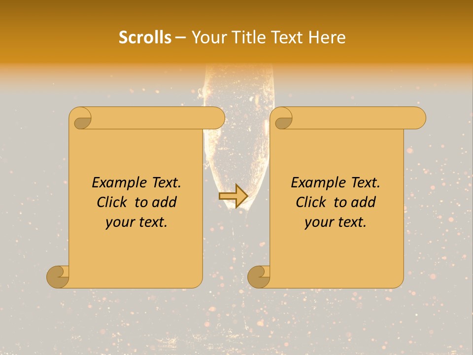 Cheers Eve Spray PowerPoint Template