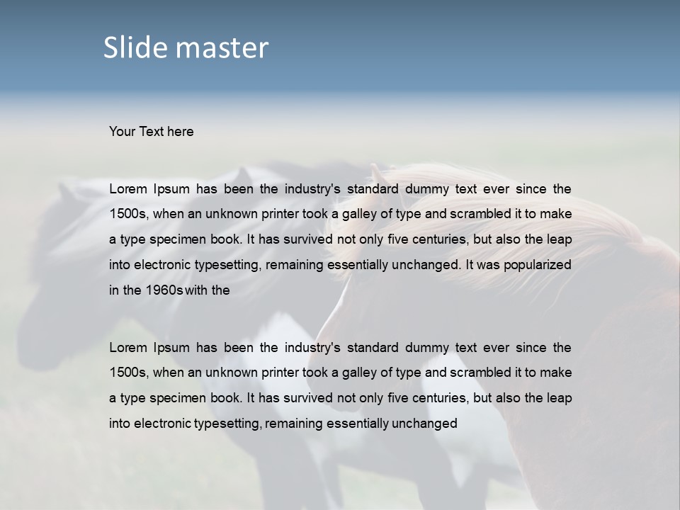 Horse Chestnut Three PowerPoint Template