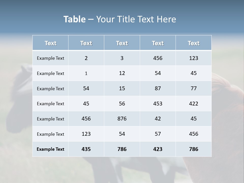 Horse Chestnut Three PowerPoint Template