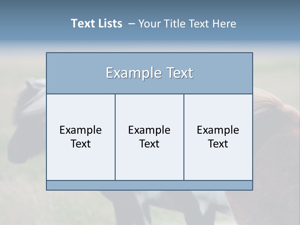 Horse Chestnut Three PowerPoint Template