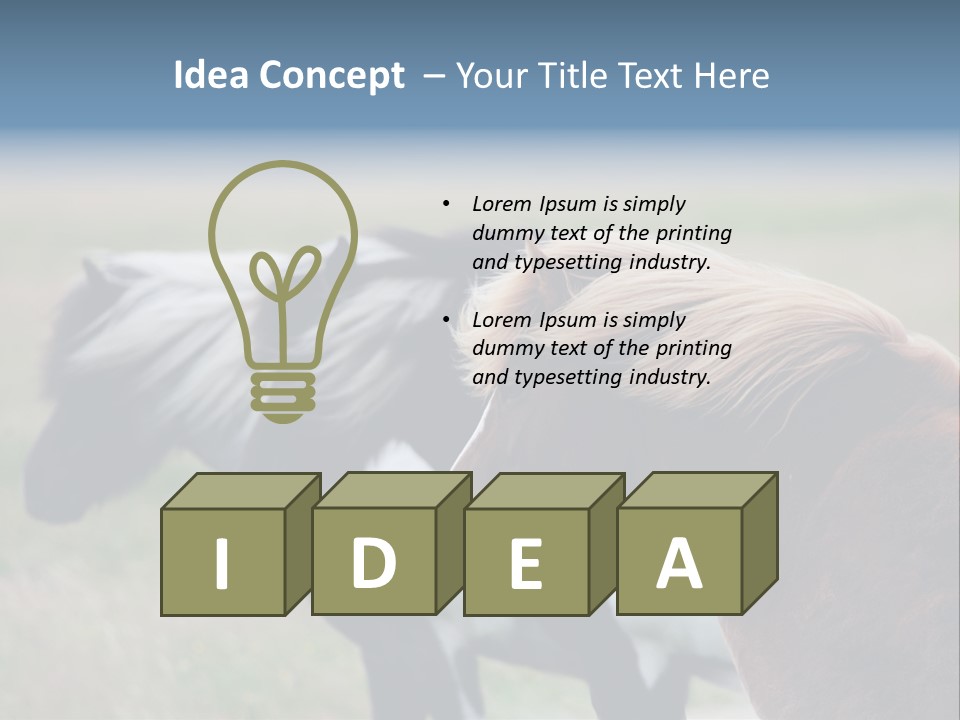 Horse Chestnut Three PowerPoint Template