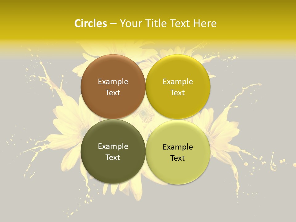 Flower Colorful Spring PowerPoint Template