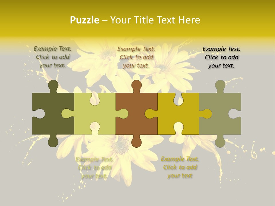 Flower Colorful Spring PowerPoint Template