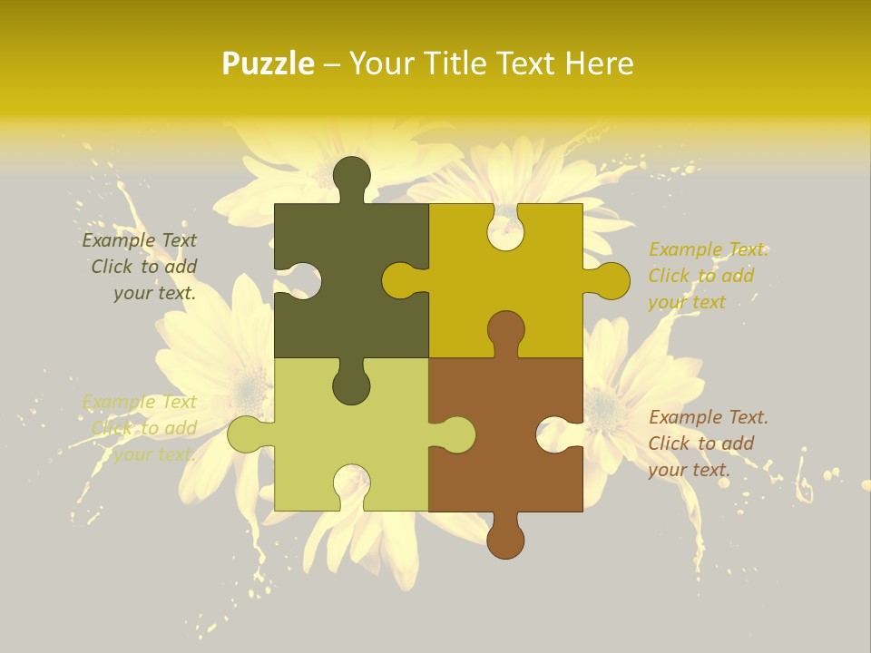 Flower Colorful Spring PowerPoint Template