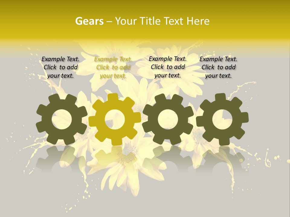 Flower Colorful Spring PowerPoint Template