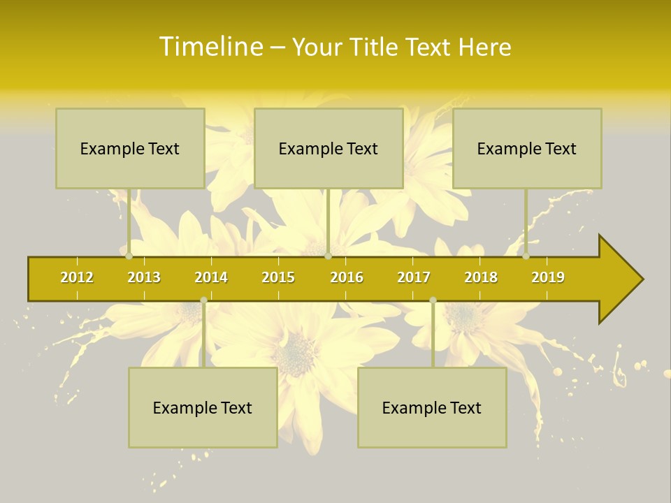 Flower Colorful Spring PowerPoint Template