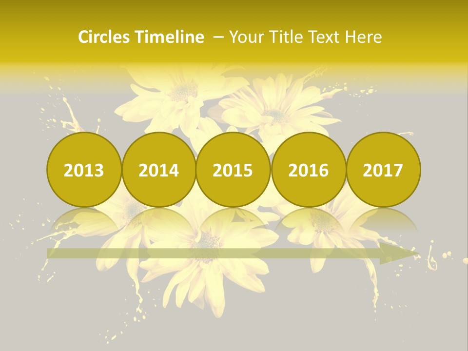 Flower Colorful Spring PowerPoint Template