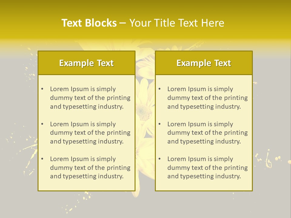Flower Colorful Spring PowerPoint Template
