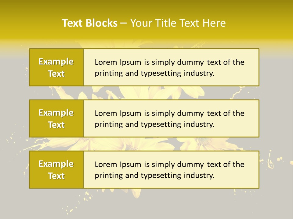Flower Colorful Spring PowerPoint Template
