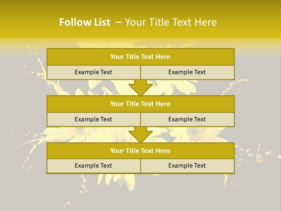 Flower Colorful Spring PowerPoint Template