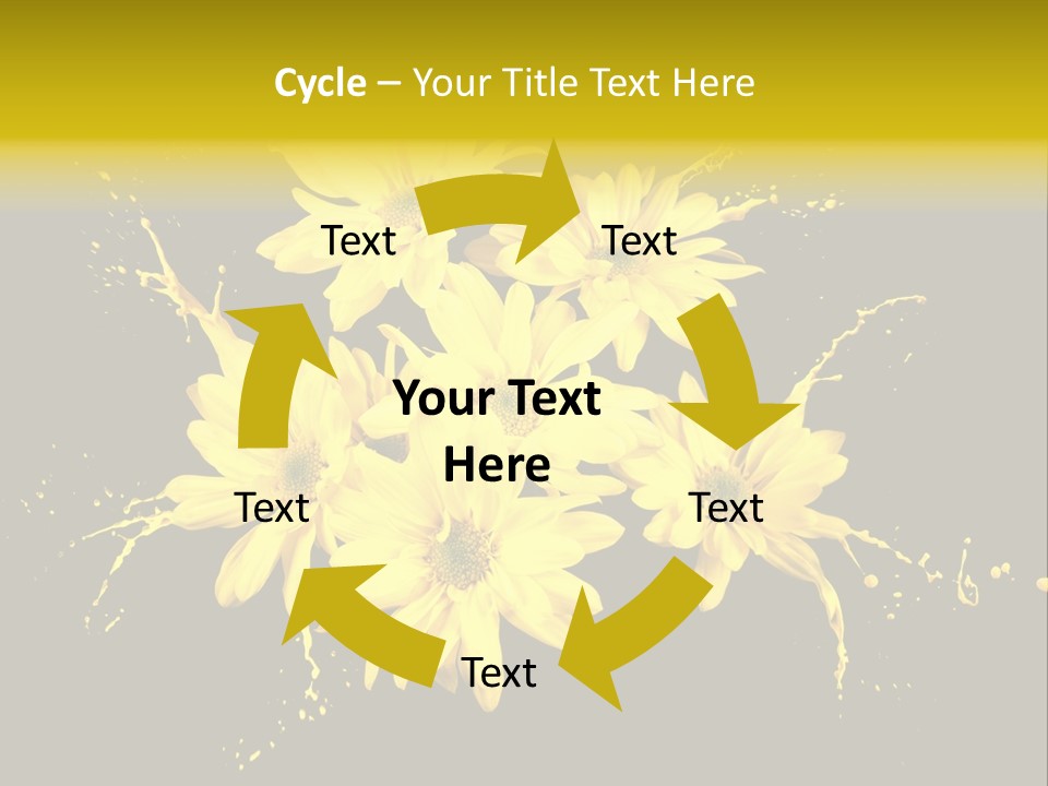 Flower Colorful Spring PowerPoint Template