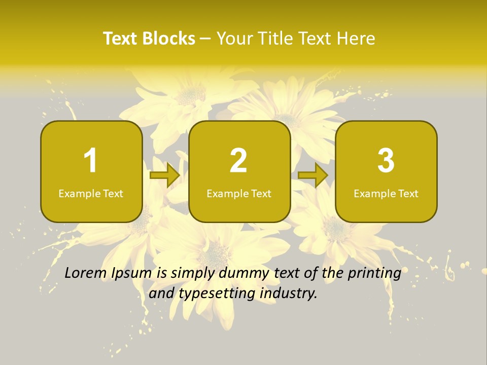 Flower Colorful Spring PowerPoint Template