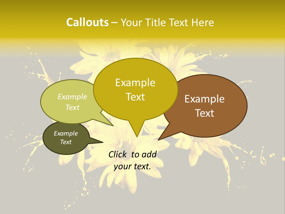 Flower Colorful Spring PowerPoint Template