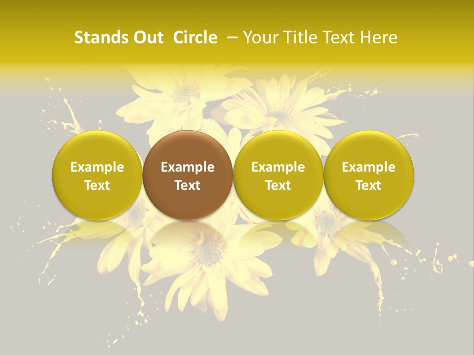 Flower Colorful Spring PowerPoint Template