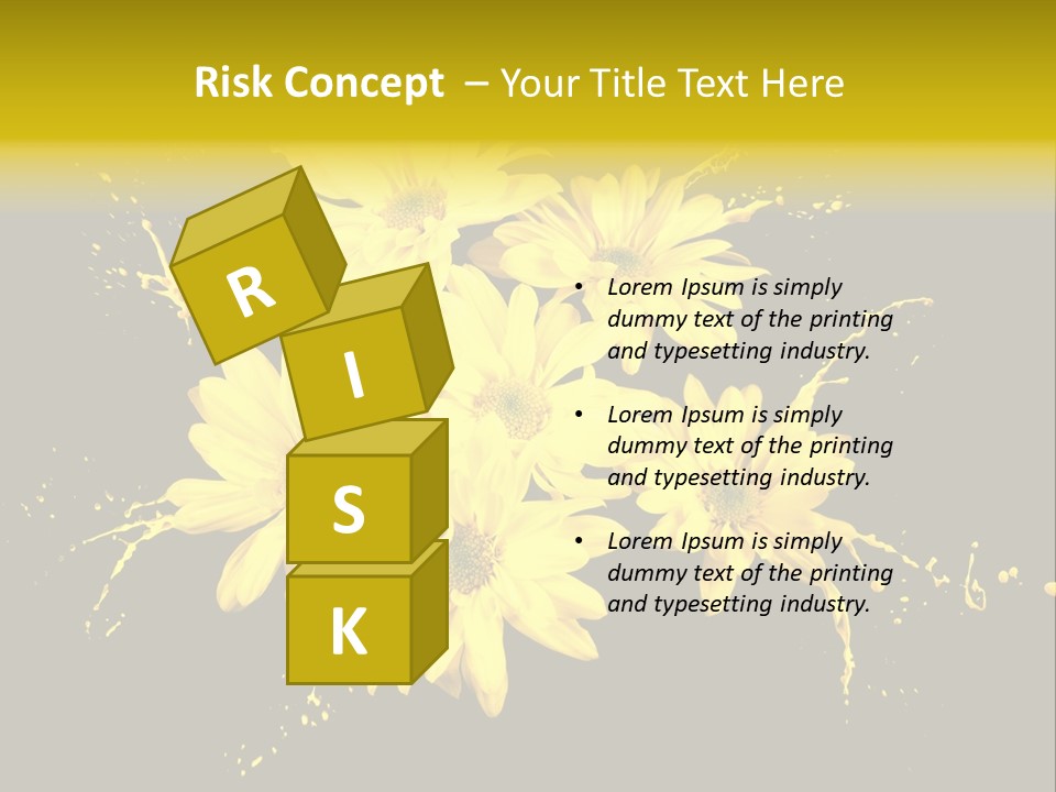 Flower Colorful Spring PowerPoint Template