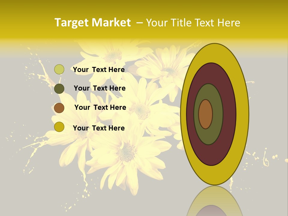 Flower Colorful Spring PowerPoint Template