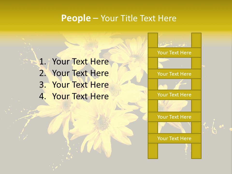 Flower Colorful Spring PowerPoint Template