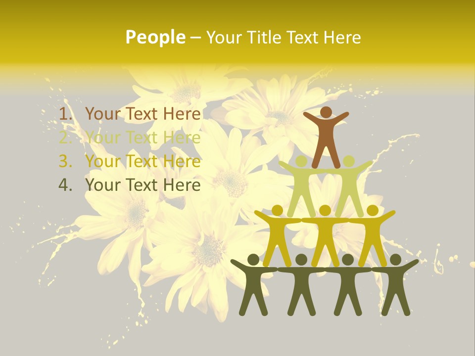 Flower Colorful Spring PowerPoint Template