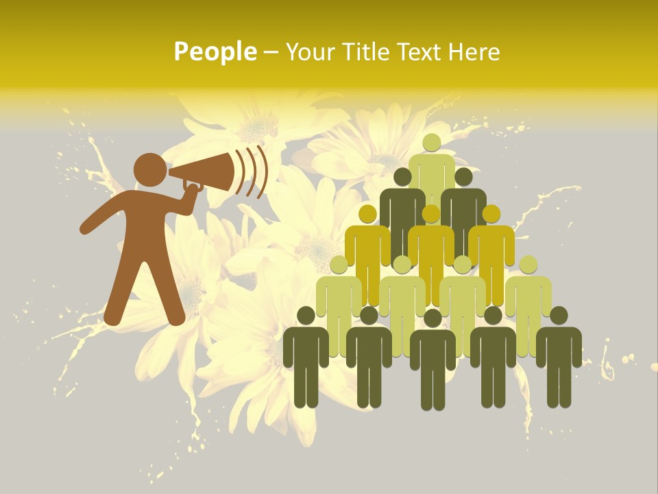 Flower Colorful Spring PowerPoint Template