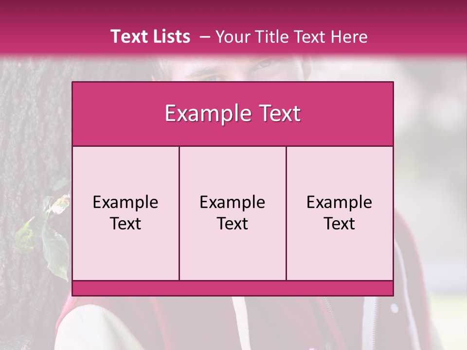Alone Handsome Happy PowerPoint Template