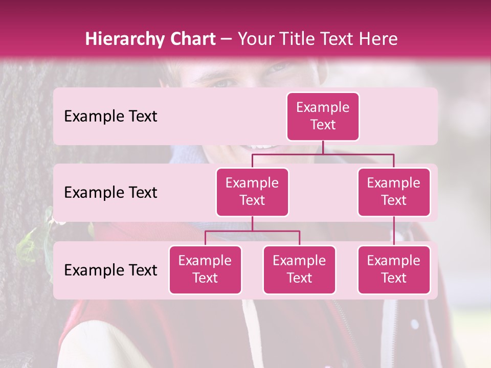 Alone Handsome Happy PowerPoint Template