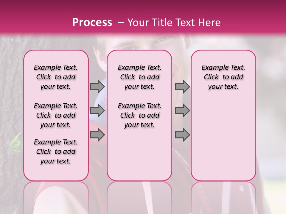 Alone Handsome Happy PowerPoint Template