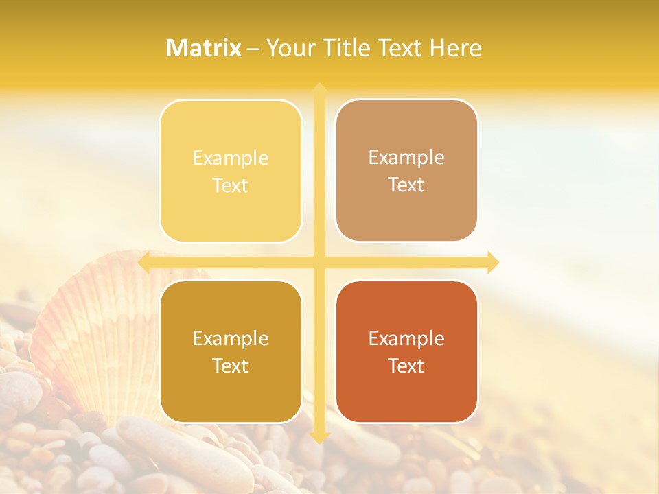 Caribbean Travel Blue PowerPoint Template