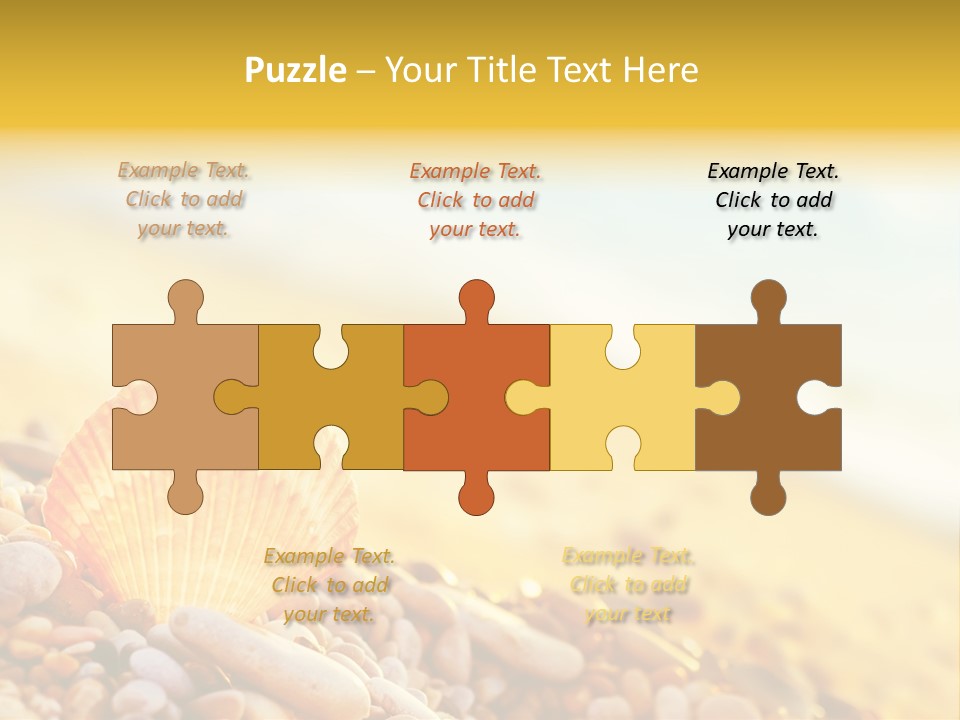 Caribbean Travel Blue PowerPoint Template