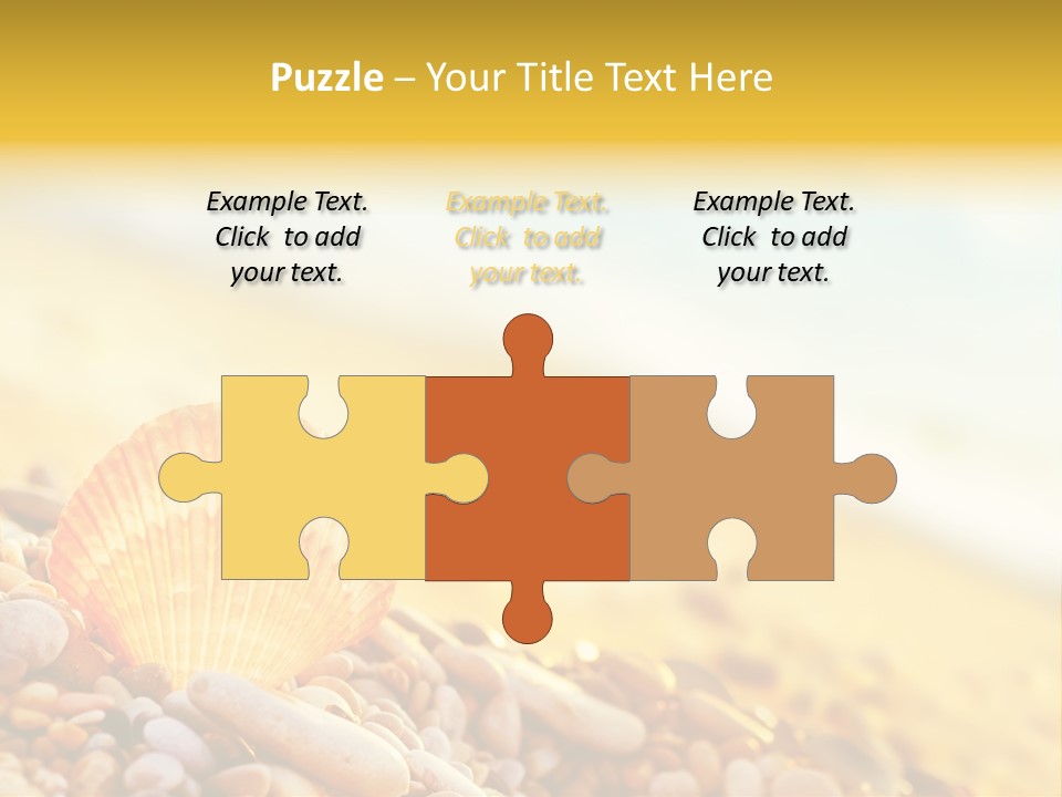 Caribbean Travel Blue PowerPoint Template