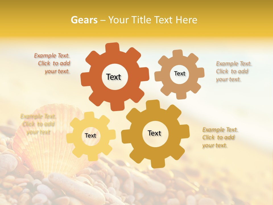 Caribbean Travel Blue PowerPoint Template