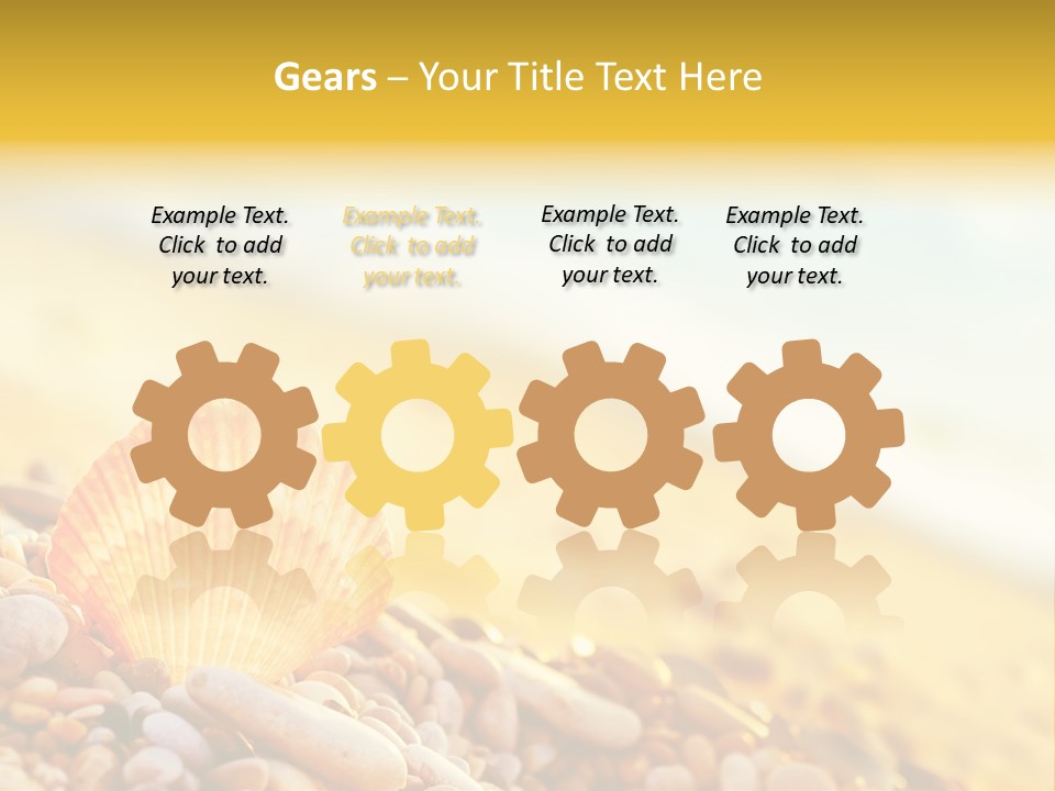 Caribbean Travel Blue PowerPoint Template