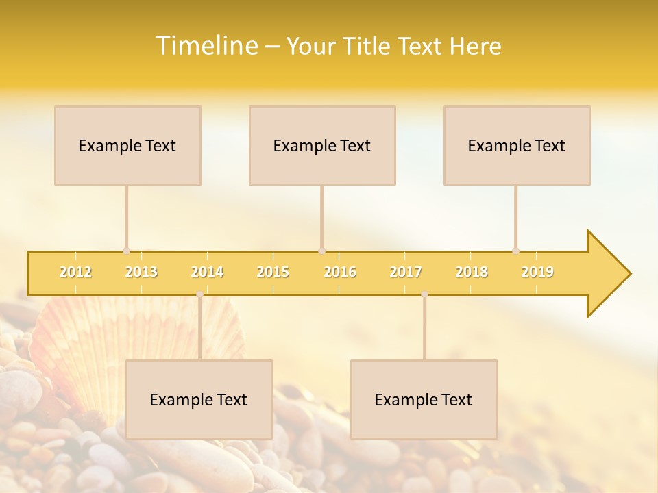 Caribbean Travel Blue PowerPoint Template