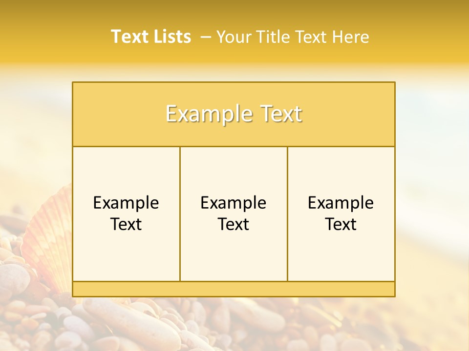Caribbean Travel Blue PowerPoint Template