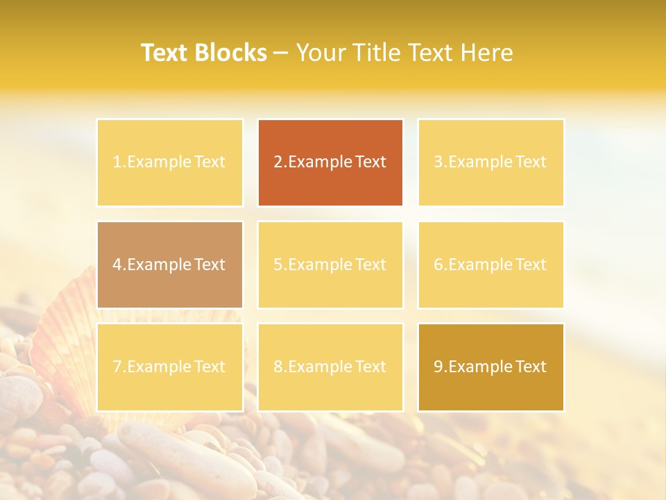 Caribbean Travel Blue PowerPoint Template